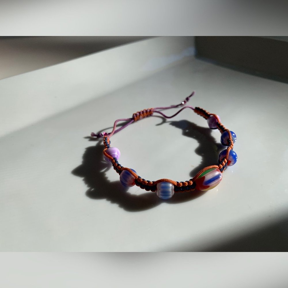 Swarovski Beaded Crochet Handmade Bracelet